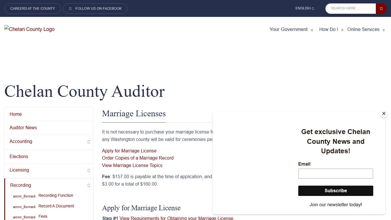 County of Chelan, Washington